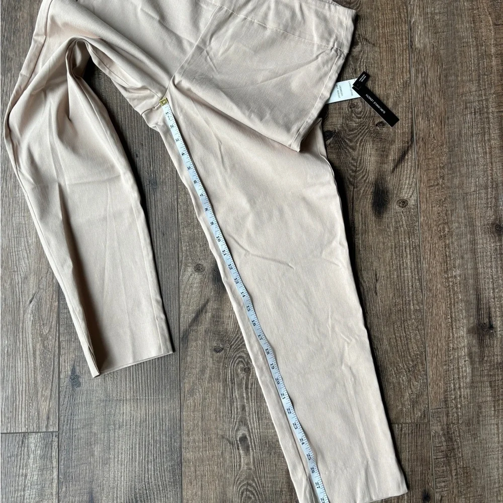 NEW Larry Levine Slim Ankle Length Pull On Slacks Women's Size Large - Picture 10 of 12